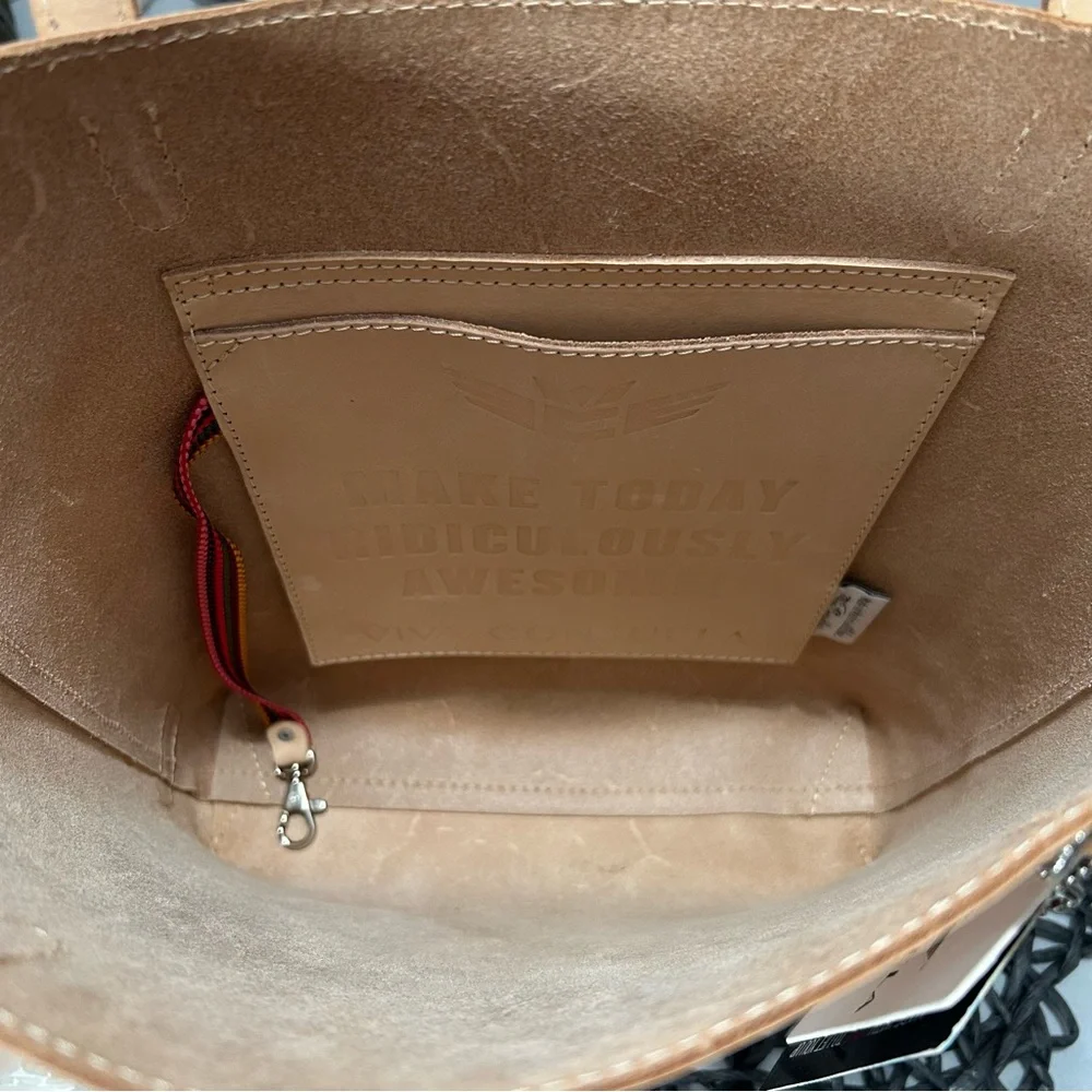 Consuela Diego Natural Leather Tote NWT - Picture 4 of 10